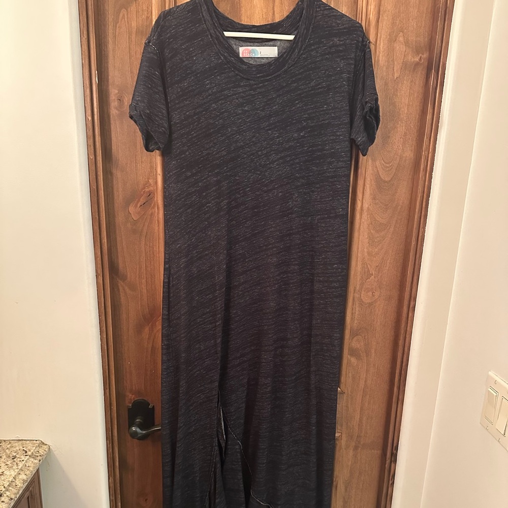 Casual Black Maxi Dress
